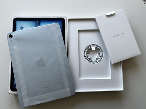Apple iPad Air 11" M2 1TB Wi-Fi + Cellular (Unlocked) A2903 - Blue Not Activated - Afbeelding 4 van 5