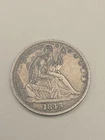 1843 Seated Liberty Silver Half Dollar 50C