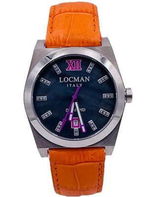 Locman Stealth 203KDO/598 37mm Unisex Watch 32 Diamonds New