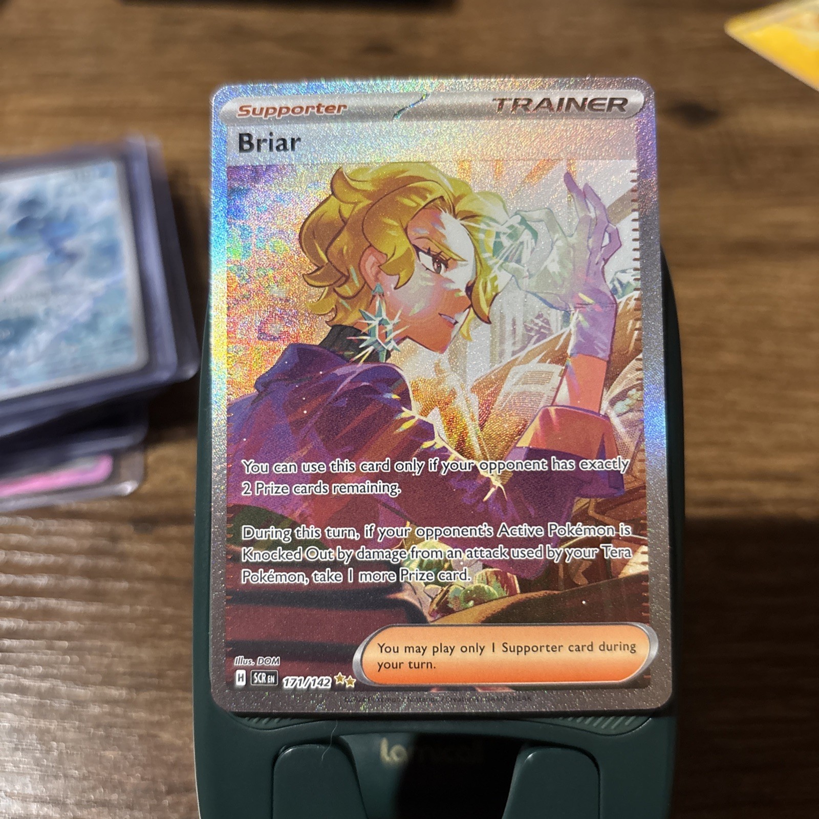 Briar 171/142 Trainer Supporter Briar Full Art TCG IR Stellar Crown NM