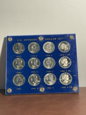Susan B. Anthony Complete 12 Coin Dollar Set