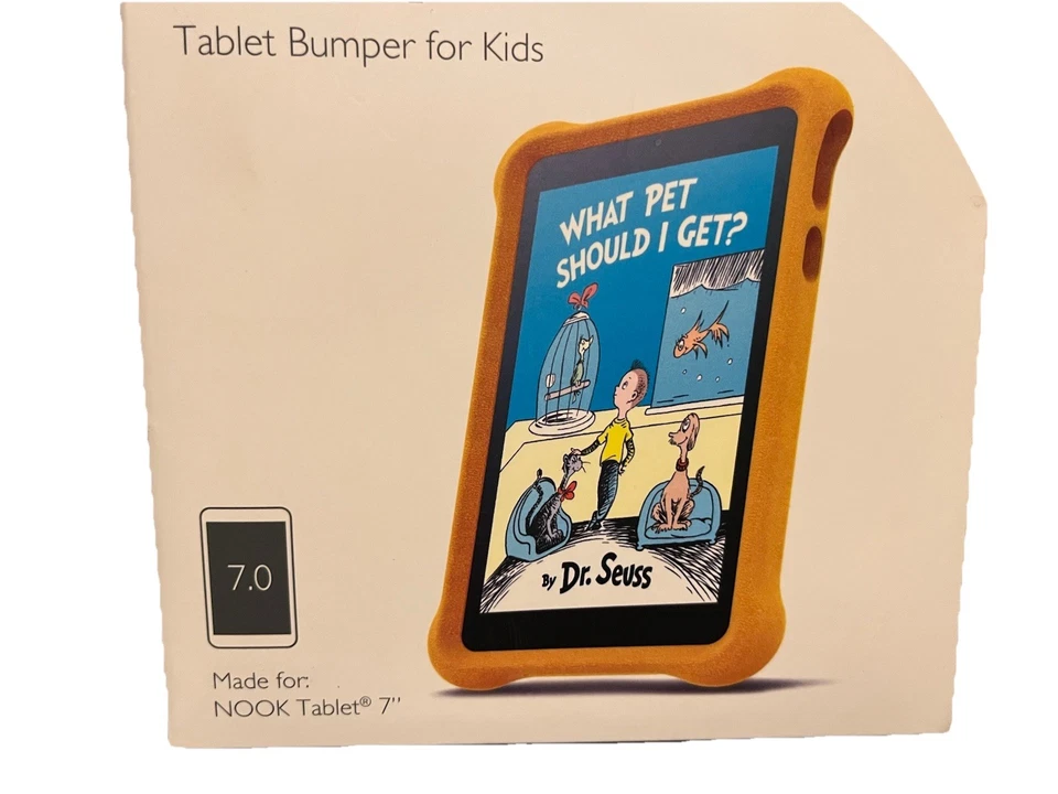 NOOK Tablet 7" Foam Bumper Case for Kids - Brand New Orange - Image 2 of 4