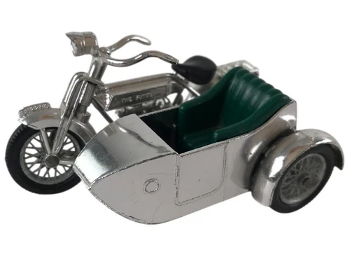 Lesney Matchbox Models Of Yesteryear 1914 Sunbeam Vintage Sidecar Motorcycle