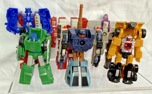 6PC TRANSFORMERS WFC SIEGE EARTHRISE MICRO MASTERS OPTIMUS PRIME BOMBSHOCK (B1)