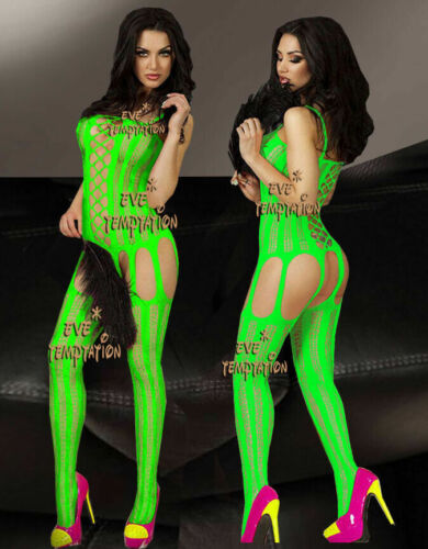 Fetisch Sex Body Stocking Damen Netzbody versaut Reizwäsche Unterwäsche MA - Bild 31 von 35