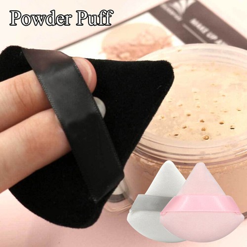 Triangle Velvet Powder Puff Flours Mini Face Makeup Sponge Soft Cotton* - Picture 3 of 28