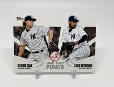 2023 Topps Series 1 Gerrit Cole / Luis Severino One Two Punch #12P-8
