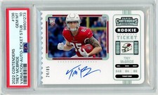 2022 Panini Contenders 136 Trey McBride Variation Auto Ticket Stub #24/85 PSA 10