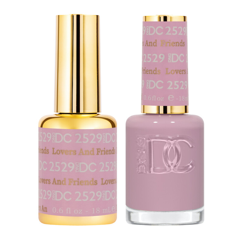 DND DC Soak Off Gel Polish Duo #2529 - Lovers And Friends