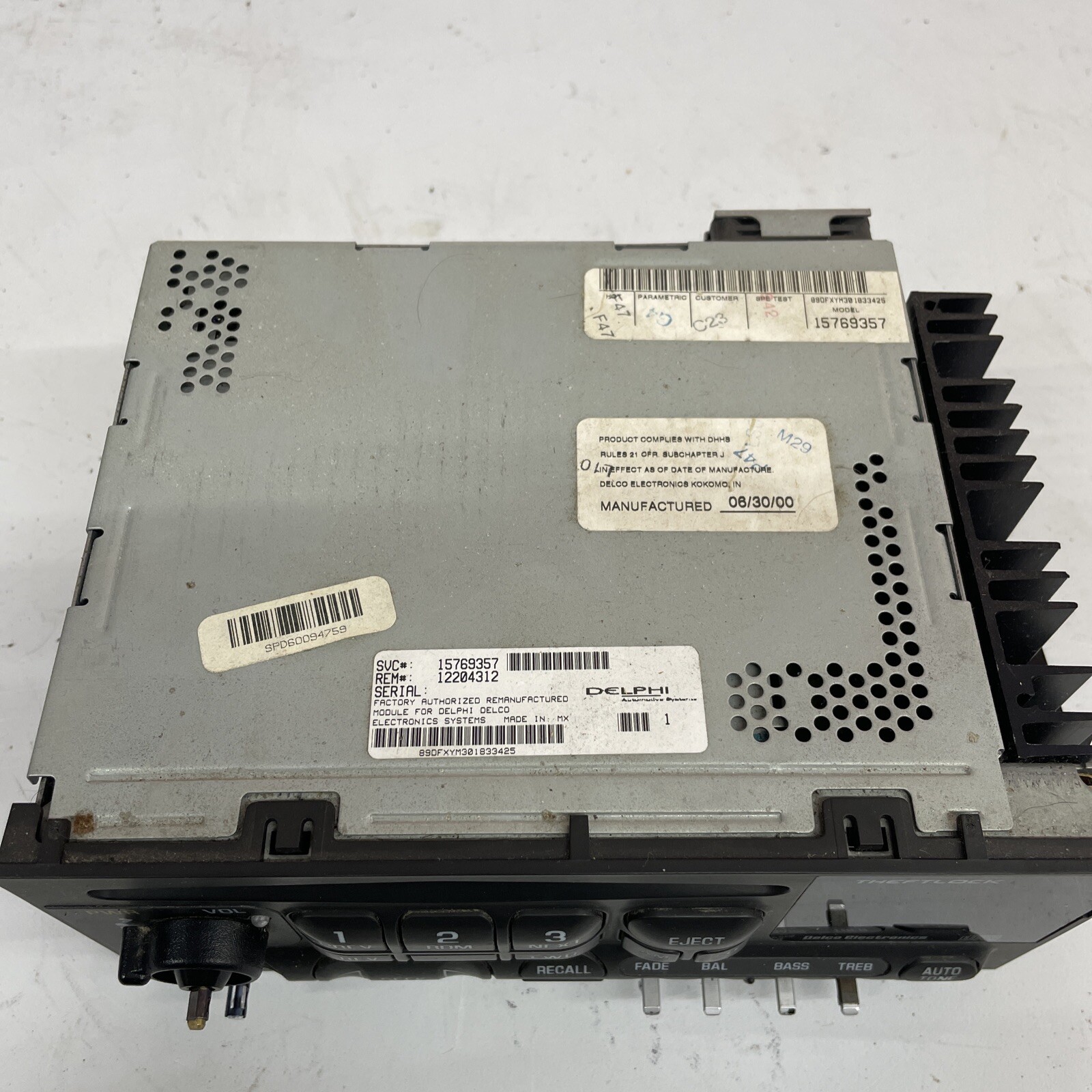 1995 2002 GMC Yukon Sierra Chevy Silverado Tahoe AM FM Radio CD Player