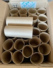 25 Empty Toilet Paper Rolls Tubes Craft Art Cardboard School Holiday Projects