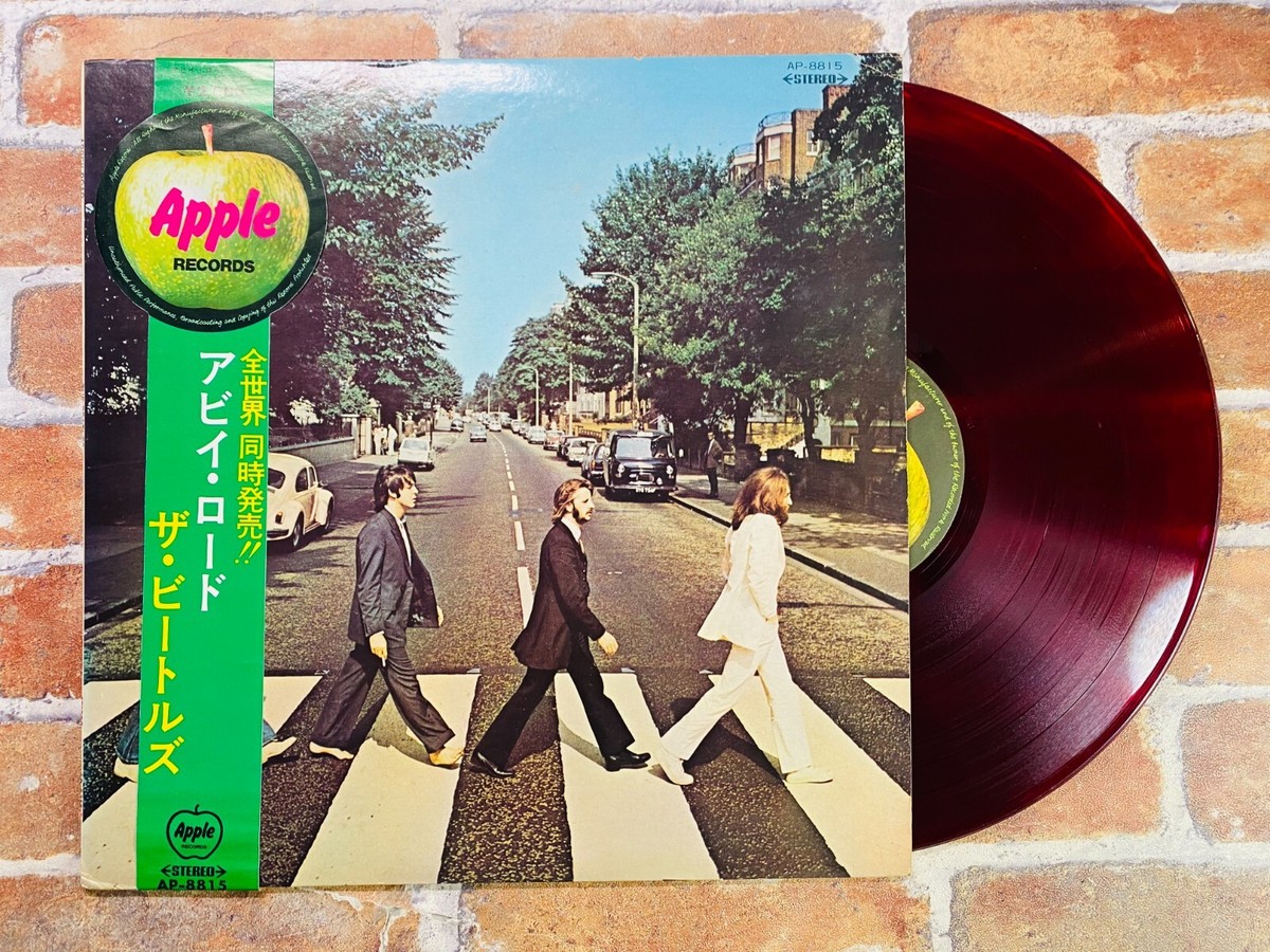 THE BEATLES ABBEY ROAD JAPAN ORIGINAL APPLE STEREO RED WAX