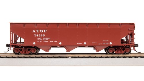 Tolva triple Broadway Limited 7370 escala HO ATSF AAR 70 toneladas (paquete de 4) | Zustand: New