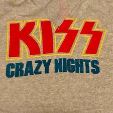 1987 KISS Crazy Nights Video Shoot Audience Souvenir Shirt Vintage SUPER RARE