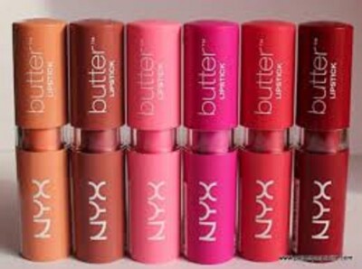NYX Butter Lippenstift 4,5 g volle Größe \\ Farbe wählbar \\ Brandneu authentisch - UK-Verkäufer