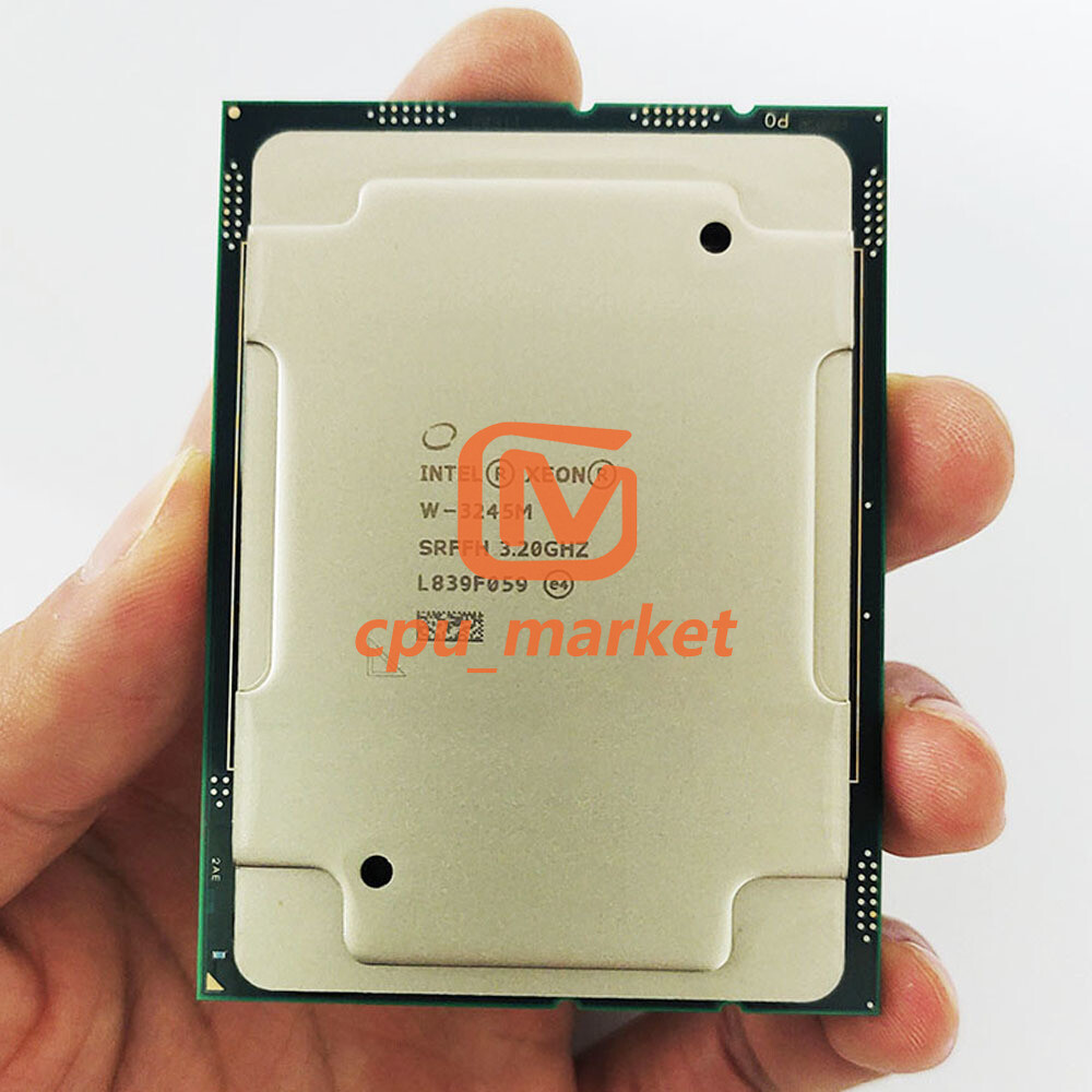 CPU Intel Xeon W-3245 CPU LGA3647 Mac Pro Intel Xeon W-3245M QS 3.2GHz 16 Cores 205W LGA3647 CPU