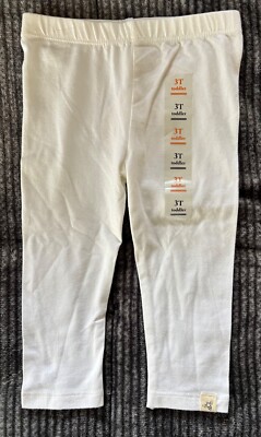 Burt's Bees Kids 3T White Pants