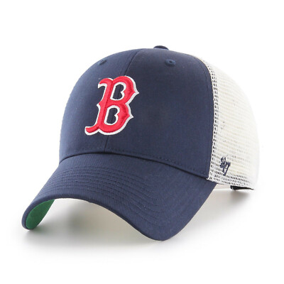 MLB Boston Red Sox Baseball Cap Basecap Branson Trucker Kappe navy 192309815079