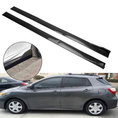 78.7'' Carbon Fiber Side Skirt Extension Rocker Panel For Toyota for Matrix 03-14