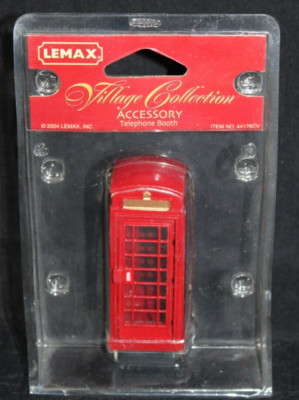 44176 - Telephone Booth - Lemax Christmas Village Misc. Accessories
