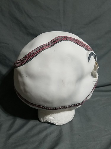 2009 Overhead HARDBALL Baseball Monster Latex Halloween Mask by Rubie's Costumes - Picture 5 of 6