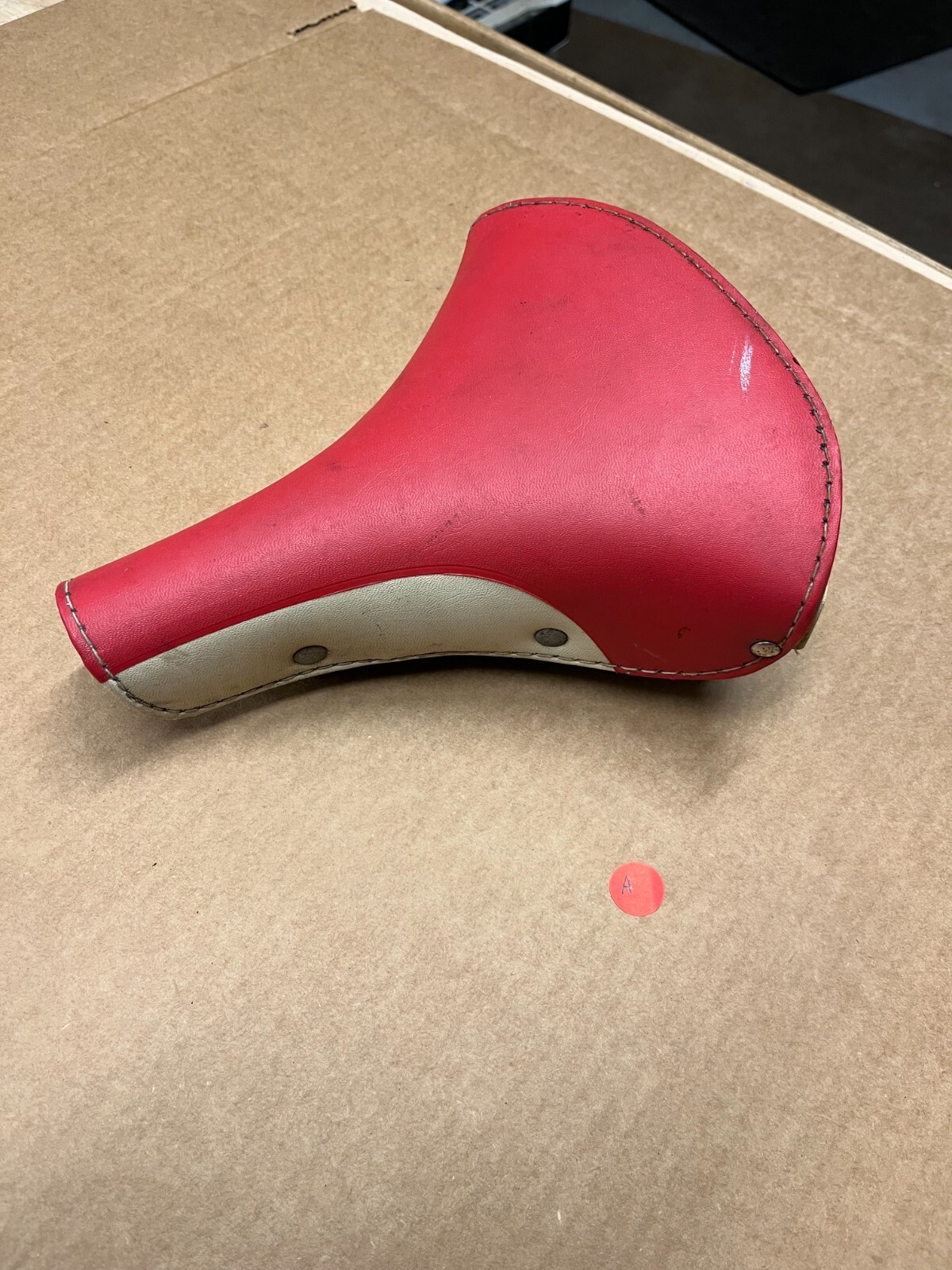 Vintage Bicycle Red Springed Seat Tandem Monark Schwinn Columbia & NOS