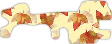 Orange Yellow Fall Leaves Vinyl Wrap For Doc Band Helmet Baby Cranial Helmet