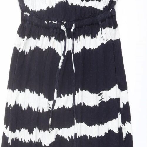Monsoon Womens Black Viscose Blend Maxi Size S Off the Shoulder - Picture 3 of 10