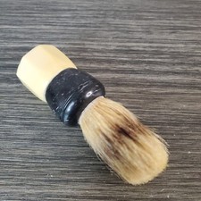 Made Rite Pure Badger Hair 20 Shaving Brush Vintage Made In USA Sterilized