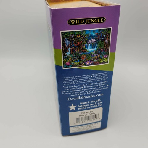 Wild Jungle Rainforest Eric Dowdle Jigsaw Puzzle 1000 pieces 19x26 USA NEW - Picture 3 of 6