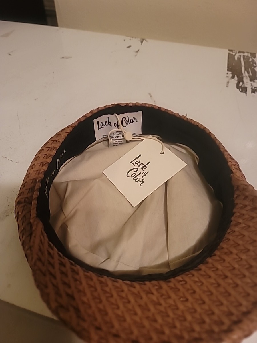 Lack of Color Mesa Dark Beige Riviera Woven Cap Hat Size  display picture 1
