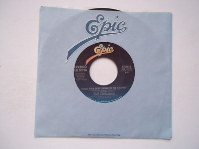 THE JACKSONS Shake Your Body (Down To Ground) / Thats What 45 RPM 7'' RECORD 1978