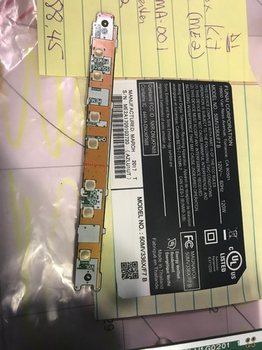 Funai/Magnavox 50MV336X/F7(ME2) Kit, see pictures for part numbers Reduce - Picture 8 of 12