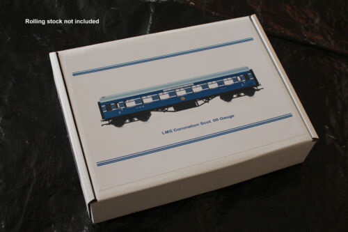 Aufbewahrungsbox für Hornby LMS The Coronation Scot blaue Reisebusse x Spur 4 - 00