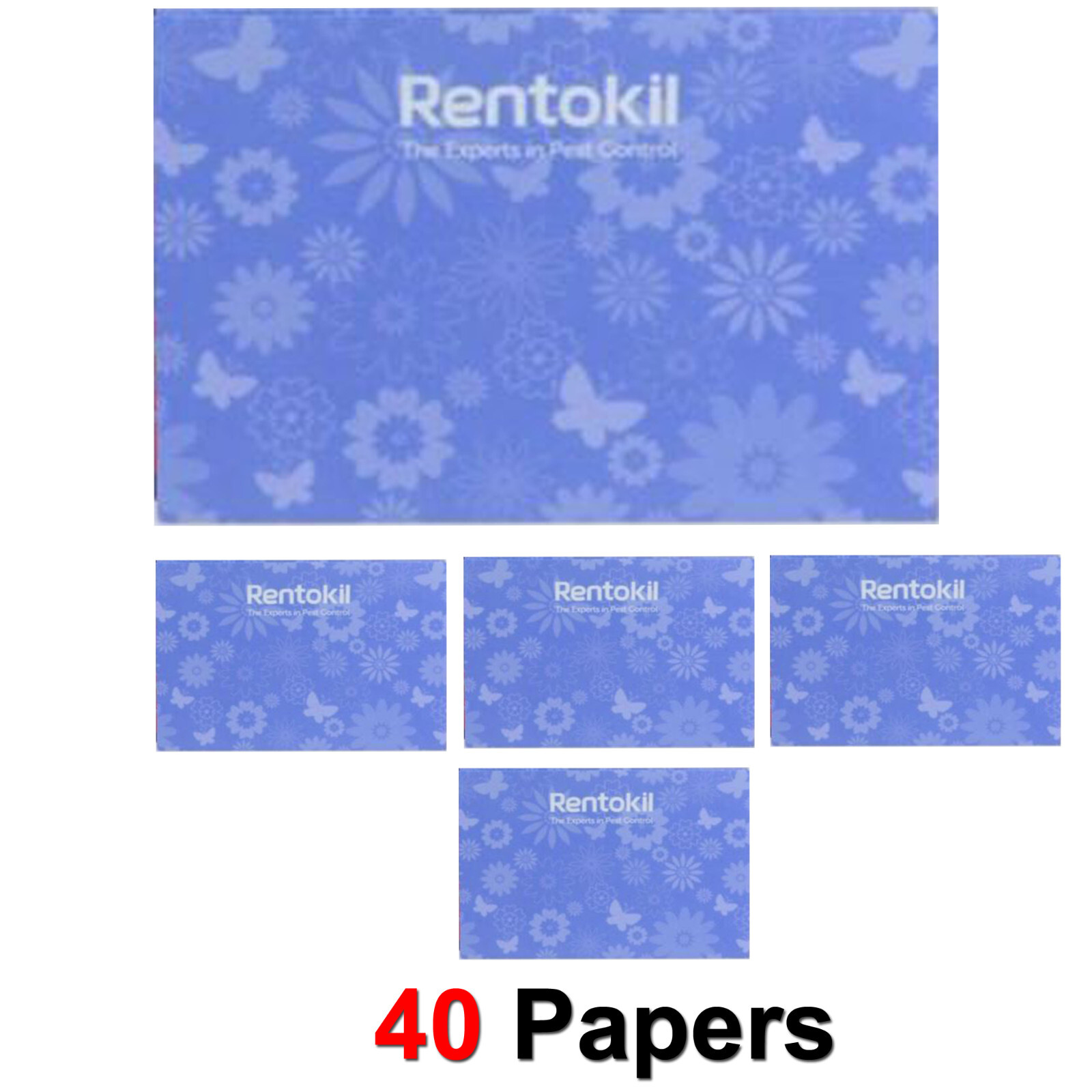 RENTOKIL CLOTHES MOTH KILLER PAPERS STRIPS KILLS MOTH ADULTS' LARVAE