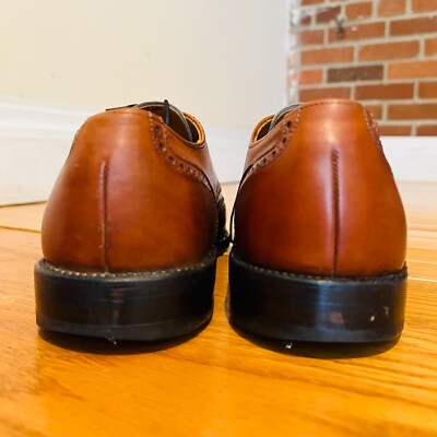 ALLEN EDMONDS Shoes Mens 10.5 D Ashland Walnut Brown Wingtip Oxford Derby ALLEN EDMONDS Shoes Mens 10.5 D Ashland Walnut Brown Wingtip  main image 2