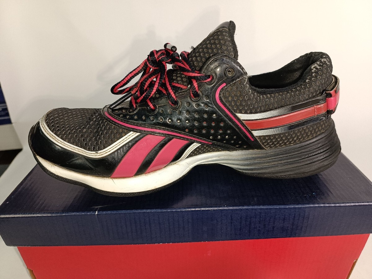 reebok easytone curve trainers ladies black size uk 2-J11726 #19