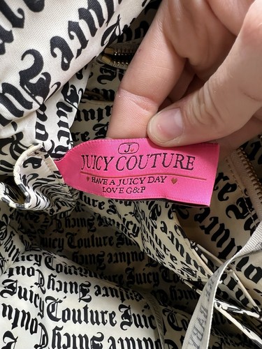 Vintage Juicy Baby Diaper Bag Couture Baby Velour Y2K - Picture 14 of 15