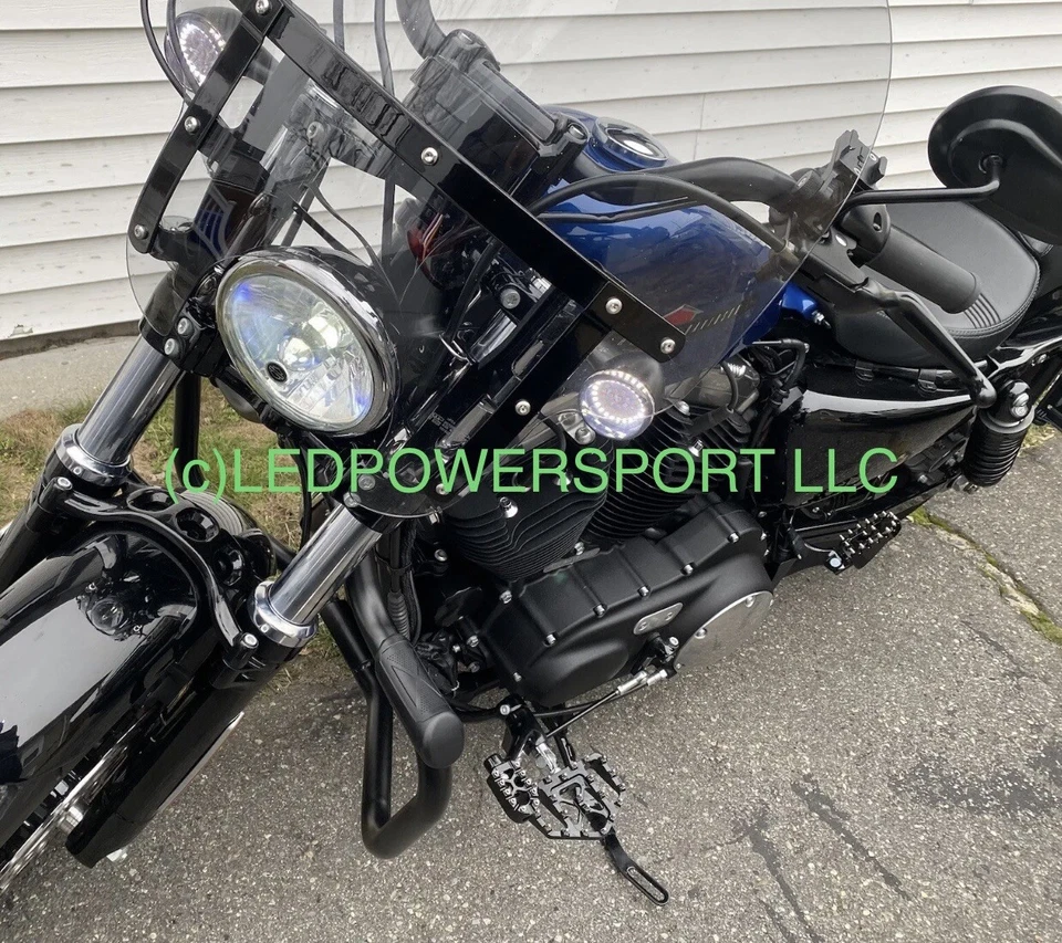 Kit de actualización de faros LED para bicicleta Suzuki Boulevard C50 2008 Plug & Play 9000 lúmenes Foto 2 de 3