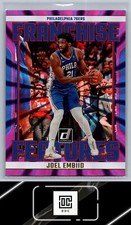 2023-24 Donruss #3 Joel Embiid Franchise Features Purple Laser Holo #/99