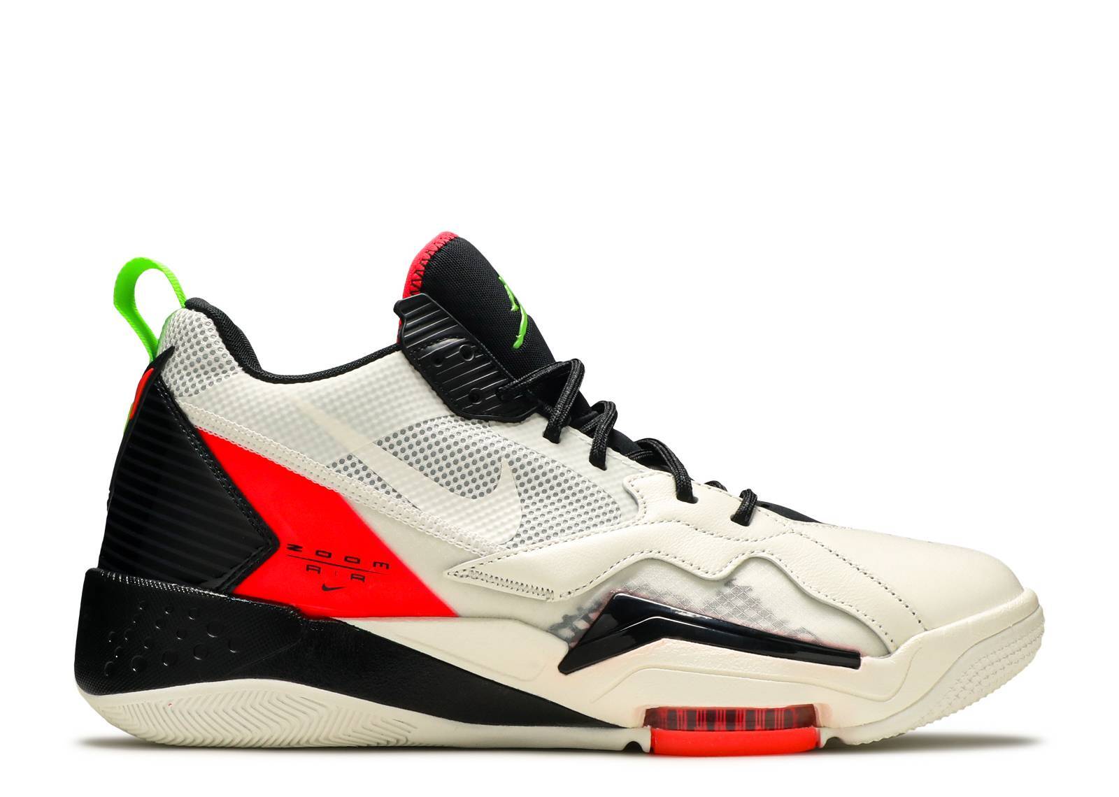 Мужские кроссовки Nike Air Jordan Zoom 92 Sail Black Flash Crimson Electric Green CK9183-100