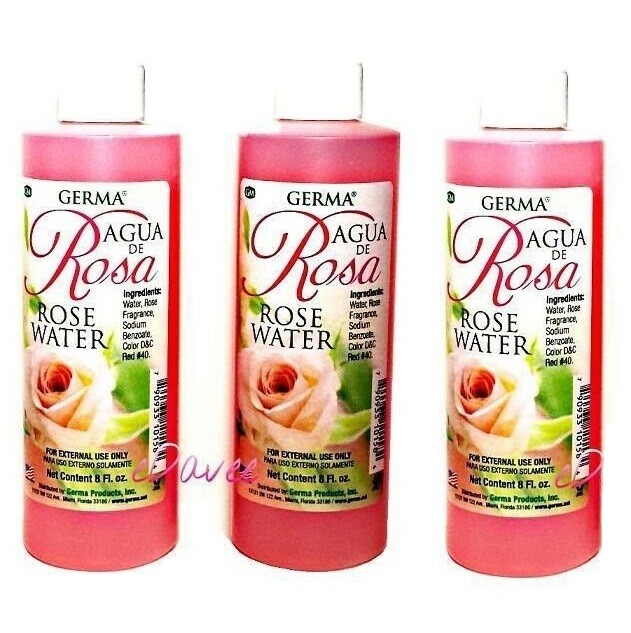 AGUA DE ROSAS 3pk Rose Water 8oz Skin and Facial Cleanser Limpiadora Piel Facial eBay