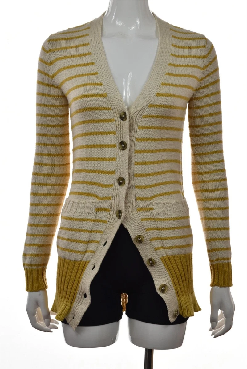 Marc jacobs yellow best sale cardigan
