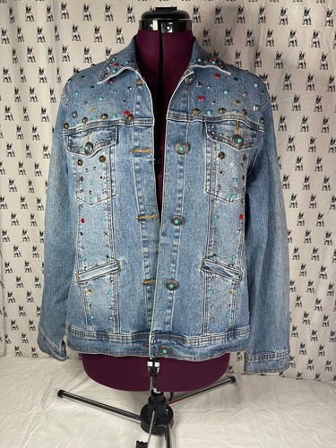 DG by Diane Gilman Denim Jean Jacket 