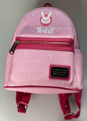 RARE Deadstock Loungefly Overwatch D.Va DVA Pink Mini  display picture 1