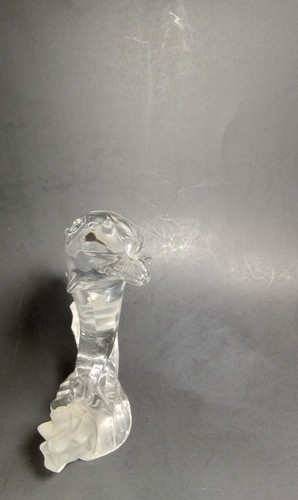 Lennox 1994 Fine Crystal Dolphin Sculpture 7" Lennox 1994 Engraved on Bottom - Picture 14 of 21