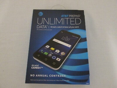 Brand New, AT&T Prepaid Alcatel Cameox  Phone