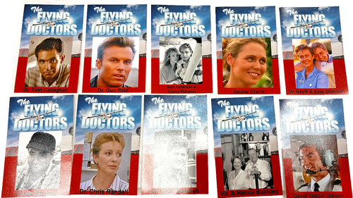 The Flying Doctors Character Cards – Vintage Aussie TV Collectors Set