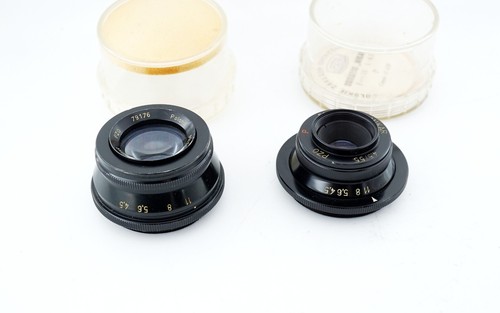 Vintage MACRO lens for enlarger AMAR 4.5/105 and Mikar 4.5/55 M42 PZO - Picture 5 of 11