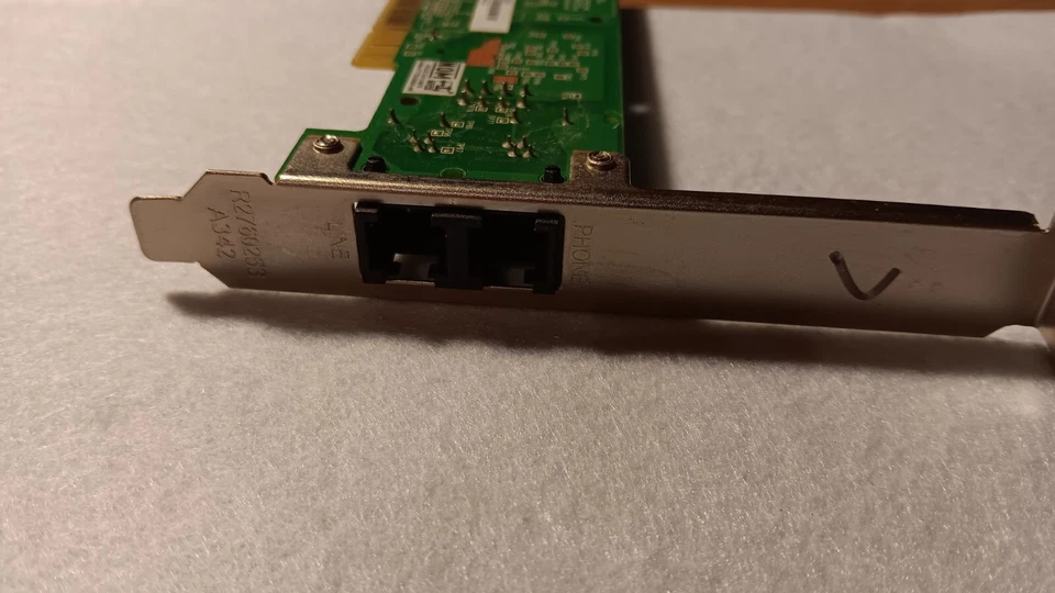 Conexant RD02-D490 56K PCI Data/Fax Modem Card - Image 3 of 4